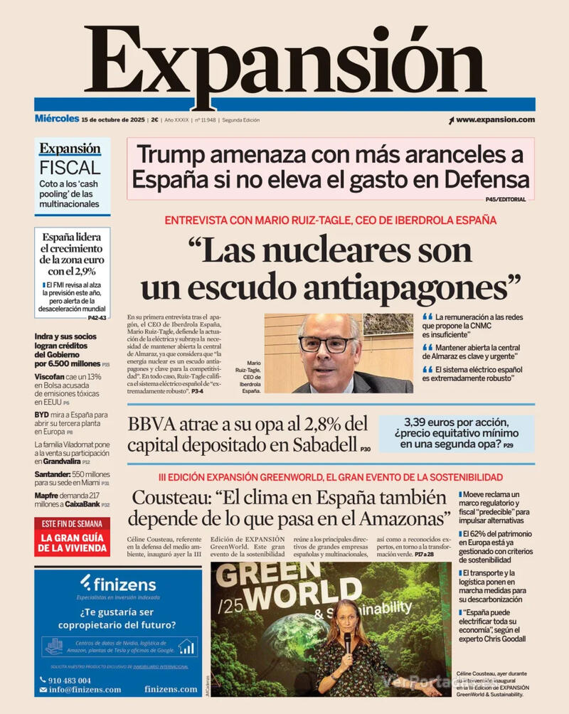 Portada Hola 2025-10-15