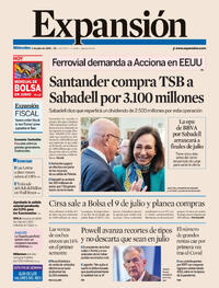 Portada periódico Expansión
