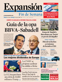 Portada periódico Expansión