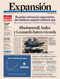 Portada periódico Expansión