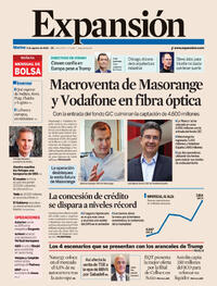 Portada periódico Expansión