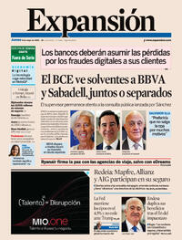 Portada periódico Expansión