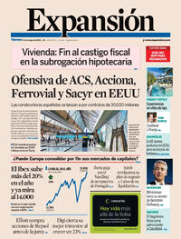 Portada periódico Expansión