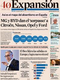 Portada Expansión 2026-08-07