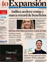 Portada Expansión 2026-09-10