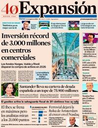 Portada Expansión 2026-08-14