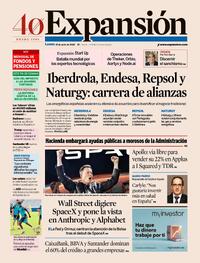 Portada periódico Expansión