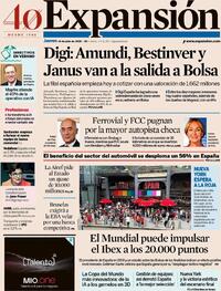 Portada Expansión 2026-07-16