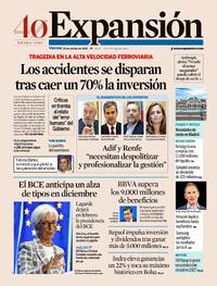 Portada periódico Expansión