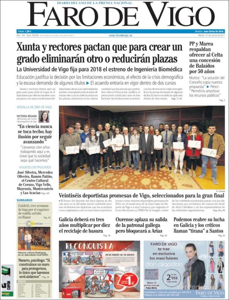 Portada El Diario Vasco 2017-03-21