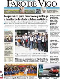 Portada Faro de Vigo 2018-04-20