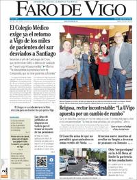 Portada Faro de Vigo 2018-04-24