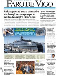 Portada Faro de Vigo 2019-10-08
