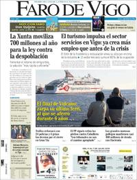 Portada Faro de Vigo 2019-06-28