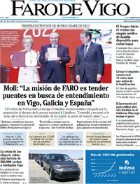 Portada Faro de Vigo 2022-07-06
