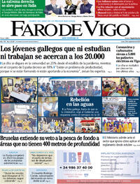 Portada Faro de Vigo 2022-09-26
