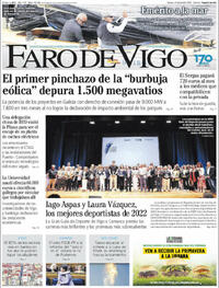 Portada Faro de Vigo 2023-04-21
