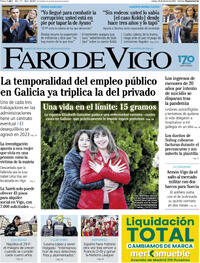 Portada Faro de Vigo 2024-02-29