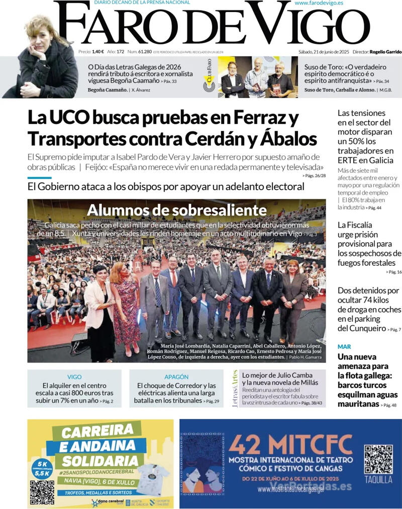 Portada El Diario Vasco 2025-06-21