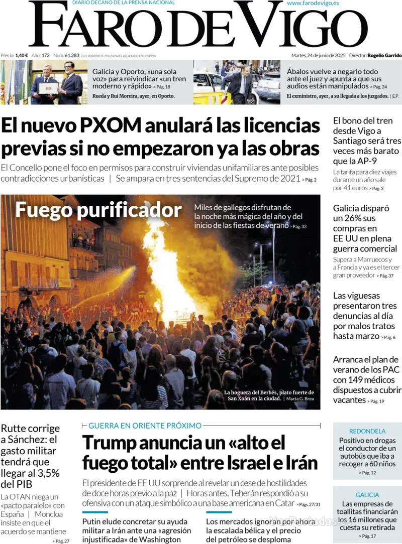 Portada El Diario Vasco 2025-06-24