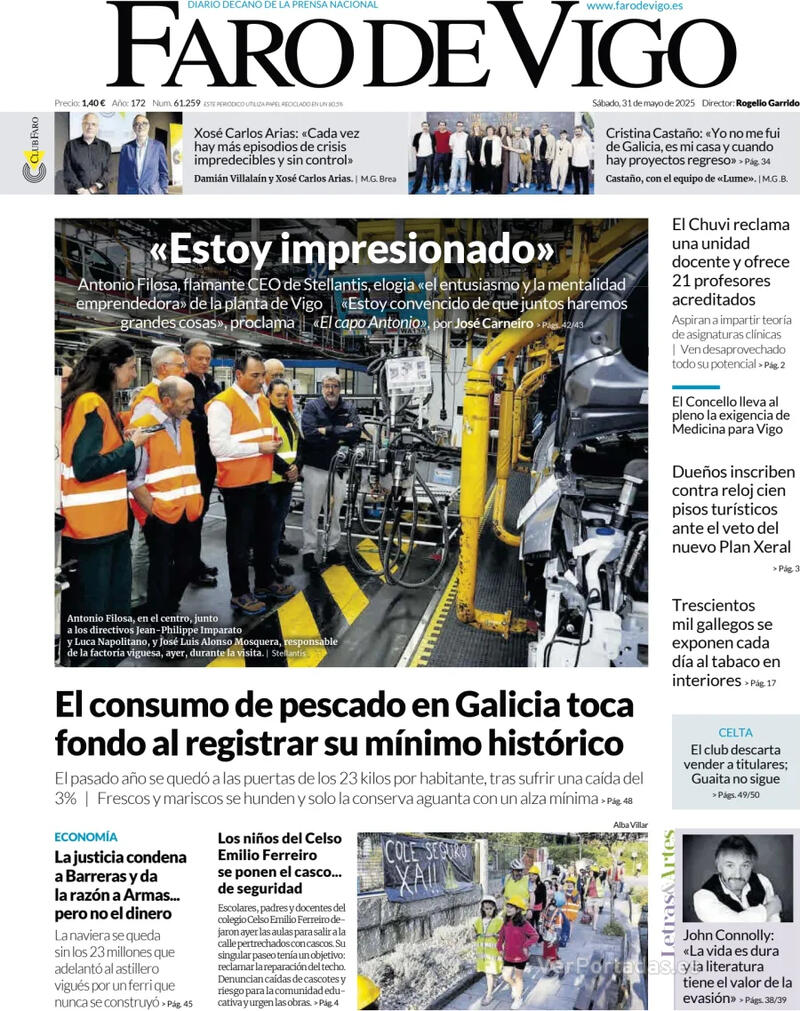 Portada El Diario Vasco 2025-05-31