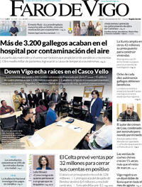 Portada Faro de Vigo 2025-11-01