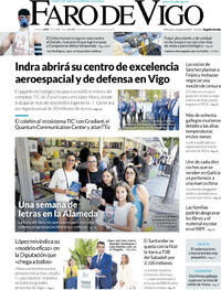 Portada periódico Faro de Vigo