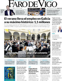 Portada periódico Faro de Vigo