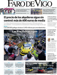 Portada Faro de Vigo 2025-07-04