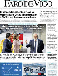 Portada Faro de Vigo 2025-11-05