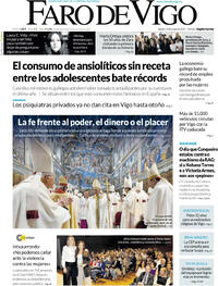 Portada periódico Faro de Vigo