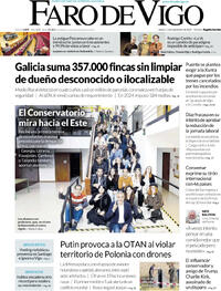 Portada Faro de Vigo 2025-09-11