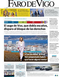 Portada Faro de Vigo 2025-10-12