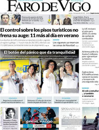 Portada Faro de Vigo 2025-09-13
