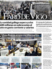 Portada Faro de Vigo 2025-10-13
