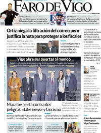 Portada Faro de Vigo 2025-11-13