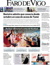 Portada Faro de Vigo 2025-12-13