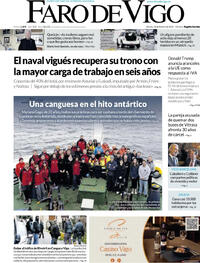 Portada Faro de Vigo 2025-02-14