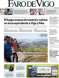 Portada Faro de Vigo 2025-08-14