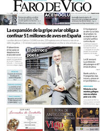 Portada Faro de Vigo 2025-11-14