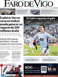 Portada Faro de Vigo 2025-12-15