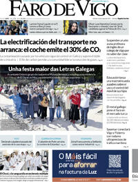 Portada periódico Faro de Vigo