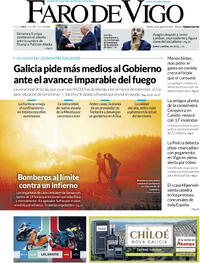 Portada Faro de Vigo 2025-08-16
