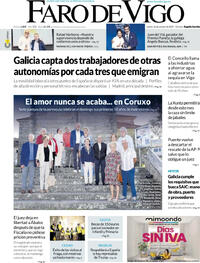 Portada Faro de Vigo 2025-10-16