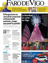 Portada Faro de Vigo 2025-11-16