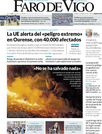 Portada Faro de Vigo 2025-08-17