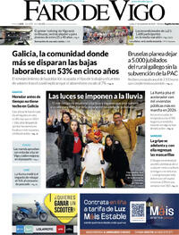 Portada Faro de Vigo 2025-11-17