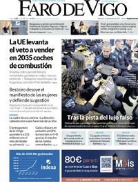 Portada Faro de Vigo 2025-12-17