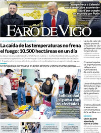 Portada Faro de Vigo 2025-08-19