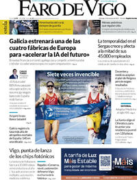 Portada Faro de Vigo 2025-10-19